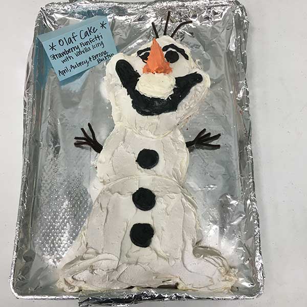 Olaf Cake